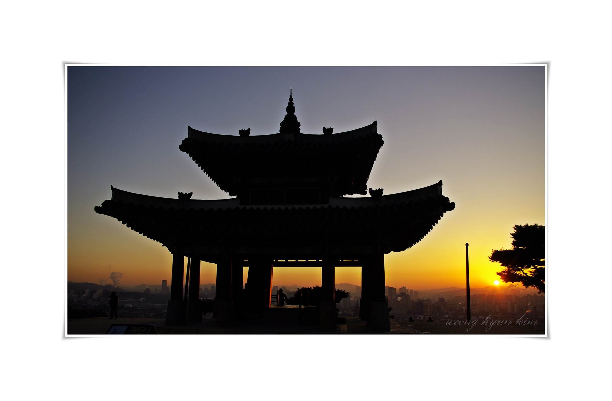 _G107340.JPG : 서장대 일출번개