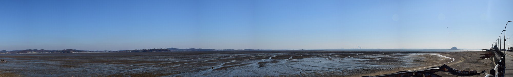 제목 없음_파노라마 2.jpg : 제부도 갯벌