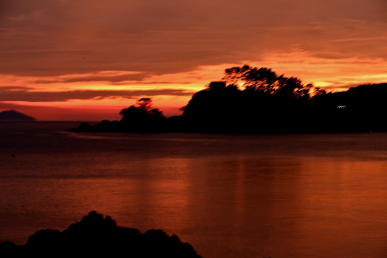 BandPhoto_43464637521.jpg : 자월도 일몰후