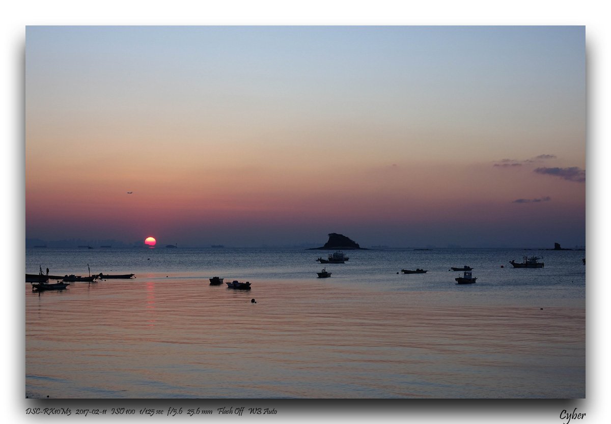 DSC01222 - 복사본 copy.jpg : 샤크섬의 일출